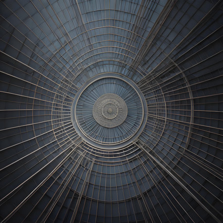 3D rendering of abstract geometric composition,digital artwork for creative graphic design.の素材