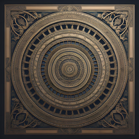 Vintage background with decorative elements. Vector illustration. Eps 10.の素材