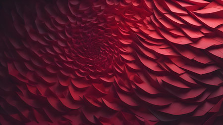 Abstract 3d rendering of chaotic structure. Futuristic background design.の素材