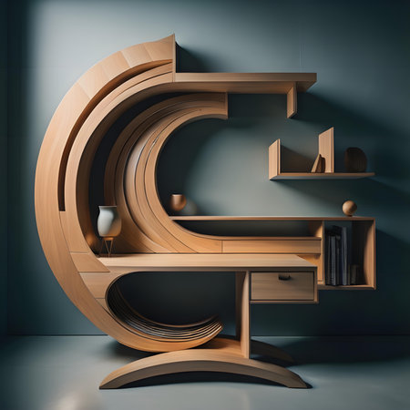 a modern scandinavian interior design. generative aiの素材