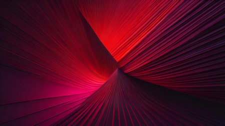Abstract background of lines in the form of a tunnel. generative aiの素材
