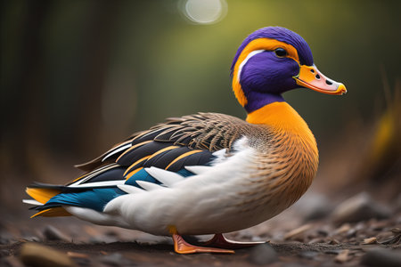 Mallard duck (Anas platyrhynchos)の素材