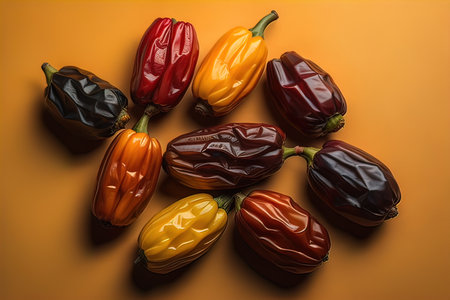 a dozen dates are on the table. ai generativeの素材