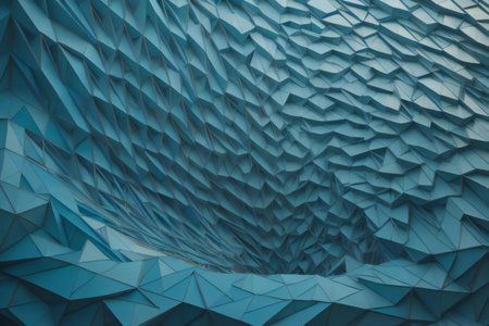 Abstract polygonal background. Futuristic shape. generative aiの素材