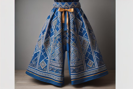 Women's dress on a mannequin in a fashion store. ai generativeの素材