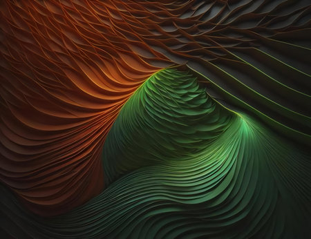 Abstract fractal. generative aiの素材