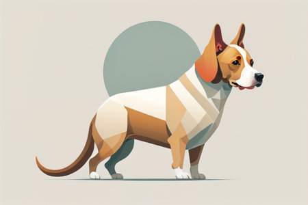 Cute and Adorable Vector illustration in flat style on solid color background. ai generativeの素材
