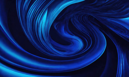 abstract blue background with some smooth lines in it (see more in my portfolio)の素材