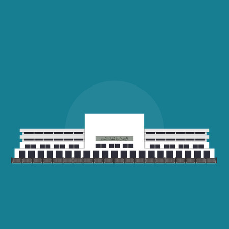 Parliment House of Pakistanのイラスト素材