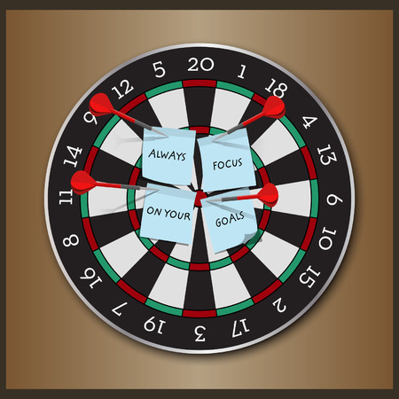 Dart Board - Vector Designのイラスト素材