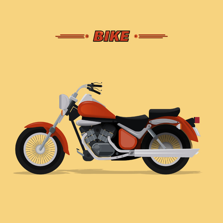Chopper Bike - Vector Designのイラスト素材