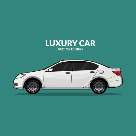 Luxury Car - Vector Designのイラスト素材