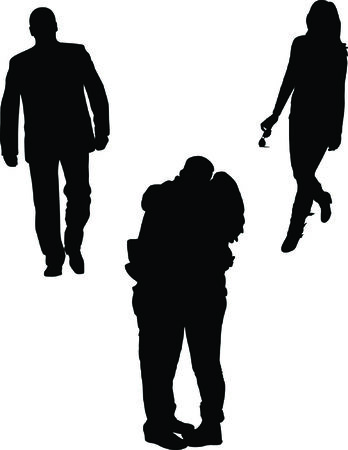 fall in loveのイラスト素材