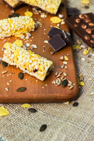 Granola Bars and mixed nuts