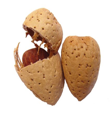 almond is dry food and good source of nutritionの写真素材