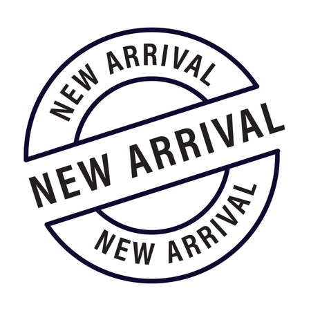 minimal 'new arrival' vector icon isolated on white backgroundのイラスト素材