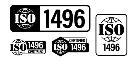 Adaptation to climate change abstract, iso 1496 certified vector iconのイラスト素材