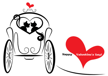 Valentines Day Gift Cardのイラスト素材