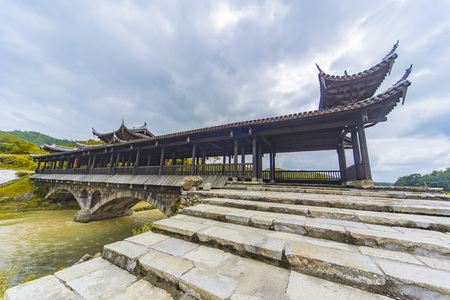 ancient desgined bridgeの写真素材