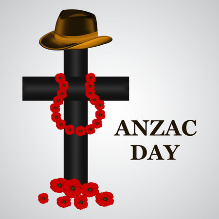 Anzac Day backgroundのイラスト素材