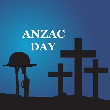 Anzac Day backgroundのイラスト素材