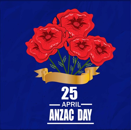 Anzac Day backgroundのイラスト素材