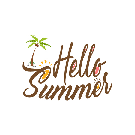 Summer Beach Party Flyer.のイラスト素材