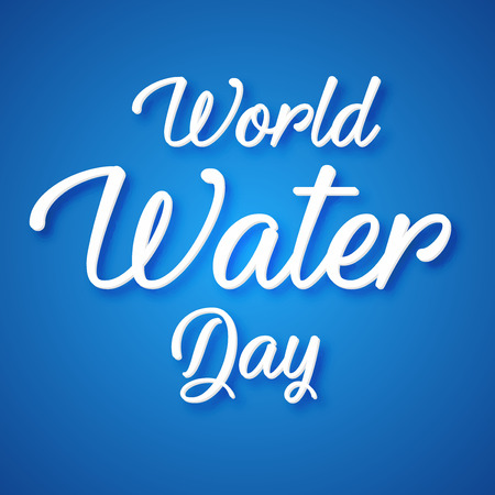 World Water Day Campaign. Suitable for Greeting Card and Poster.のイラスト素材