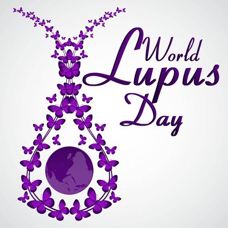Poster for Lupus Day with nice and creative design illustration in a background. - Vectorのイラスト素材