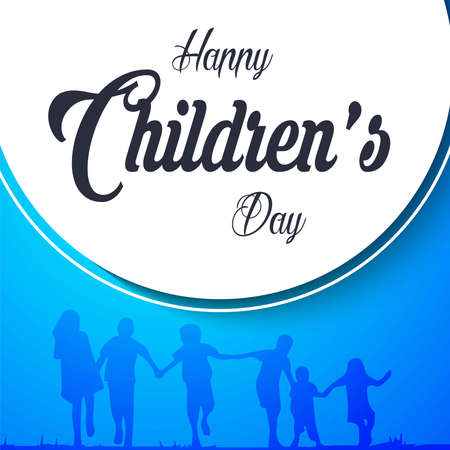 children`s day vector background-Vector illustration.のイラスト素材