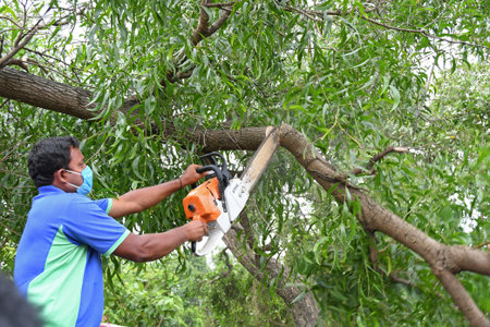 Burdwan Town, Purba Bardhaman District, West Bengal / India - 21.05.2020: The civil defence...