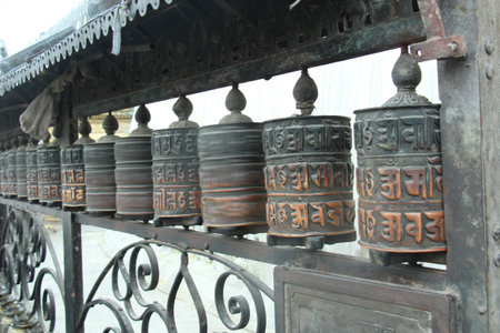 Nepal regional monument of Kathmandu, budha temple