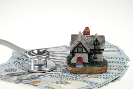 Stethoscope and Dollarの写真素材