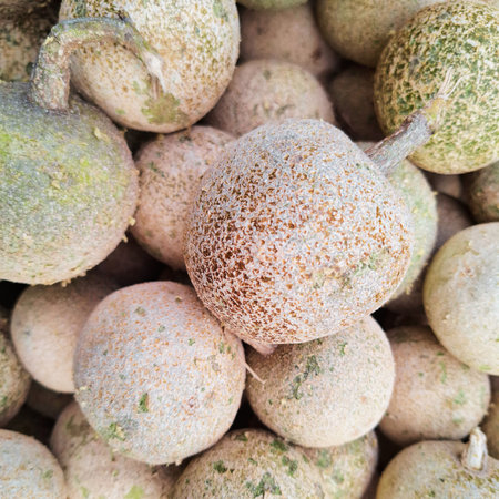 Cantaloupe melon in the market, Thailand.の写真素材