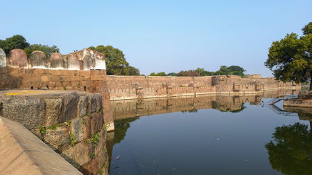 Vellore Fort , Kottai,Tamil Nadu, Indiaの写真素材