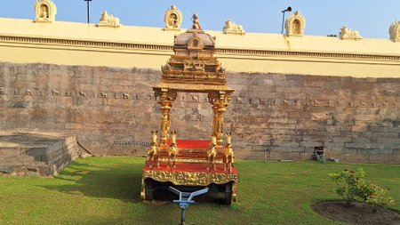 Vellore Fort Jalagandeswarar  Temple Chariot festival in Tamilnadu South India.