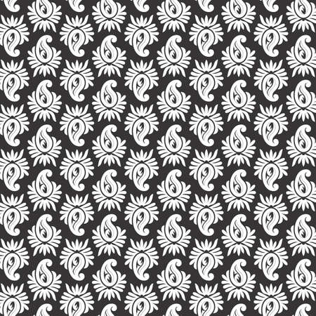 paisley buti pattern for fabric print and background or texture and tilesのイラスト素材