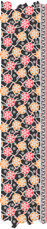 Seamless repeatable abstract pattern background. Perfect for fashion, textile design, cute themed fabric, on wall paper, wrapping paper, fabrics and home decor.のイラスト素材