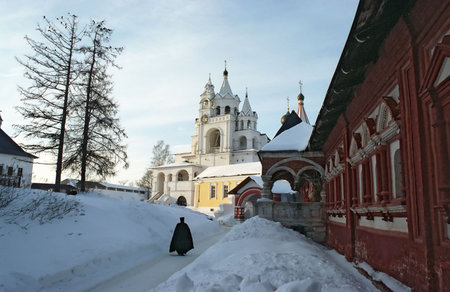 Man's monastery near to Moscow, city Zvenigorod