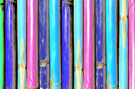  Colorful of Bamboo  , texture の写真素材