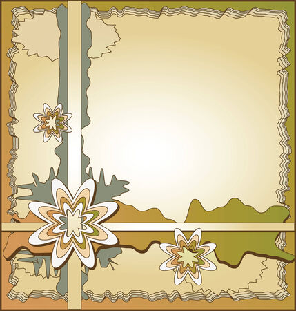 abstract floral backgroundのイラスト素材