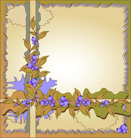 background with berriesのイラスト素材