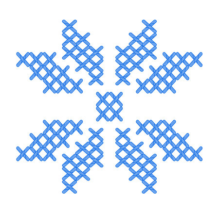 Norwegian embroideryのイラスト素材