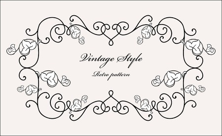 classical vignetteのイラスト素材