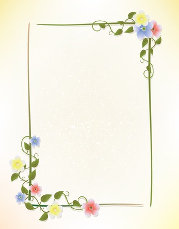 floral backgroundのイラスト素材