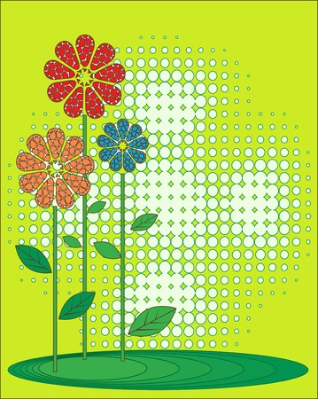 floral backgroundのイラスト素材