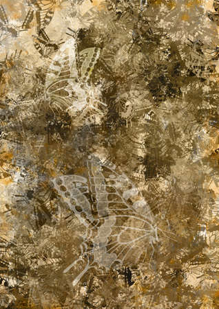 background with butterfliesの写真素材