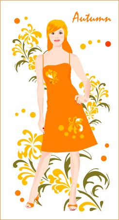 autumn designのイラスト素材