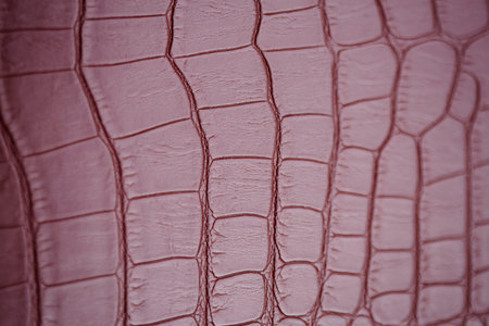 Cracked red leather,  close up