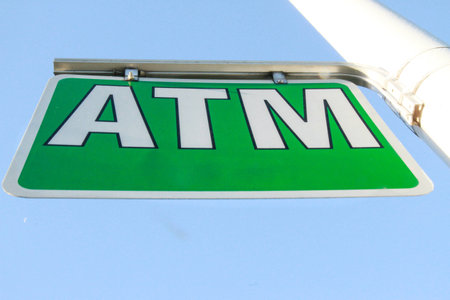 ATM Signの写真素材